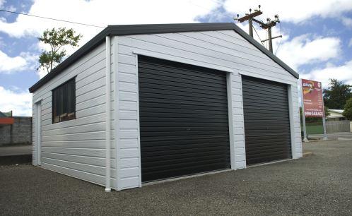 Quin Buildings :: Double kitset garages nz